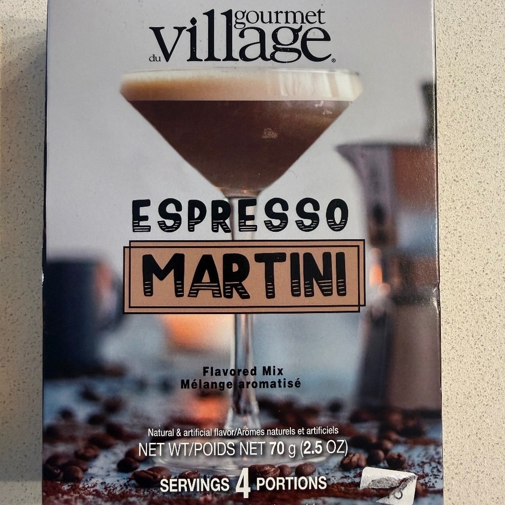 Never Opened Gourmet du Village Espresso Martini Drink Mix Sachet